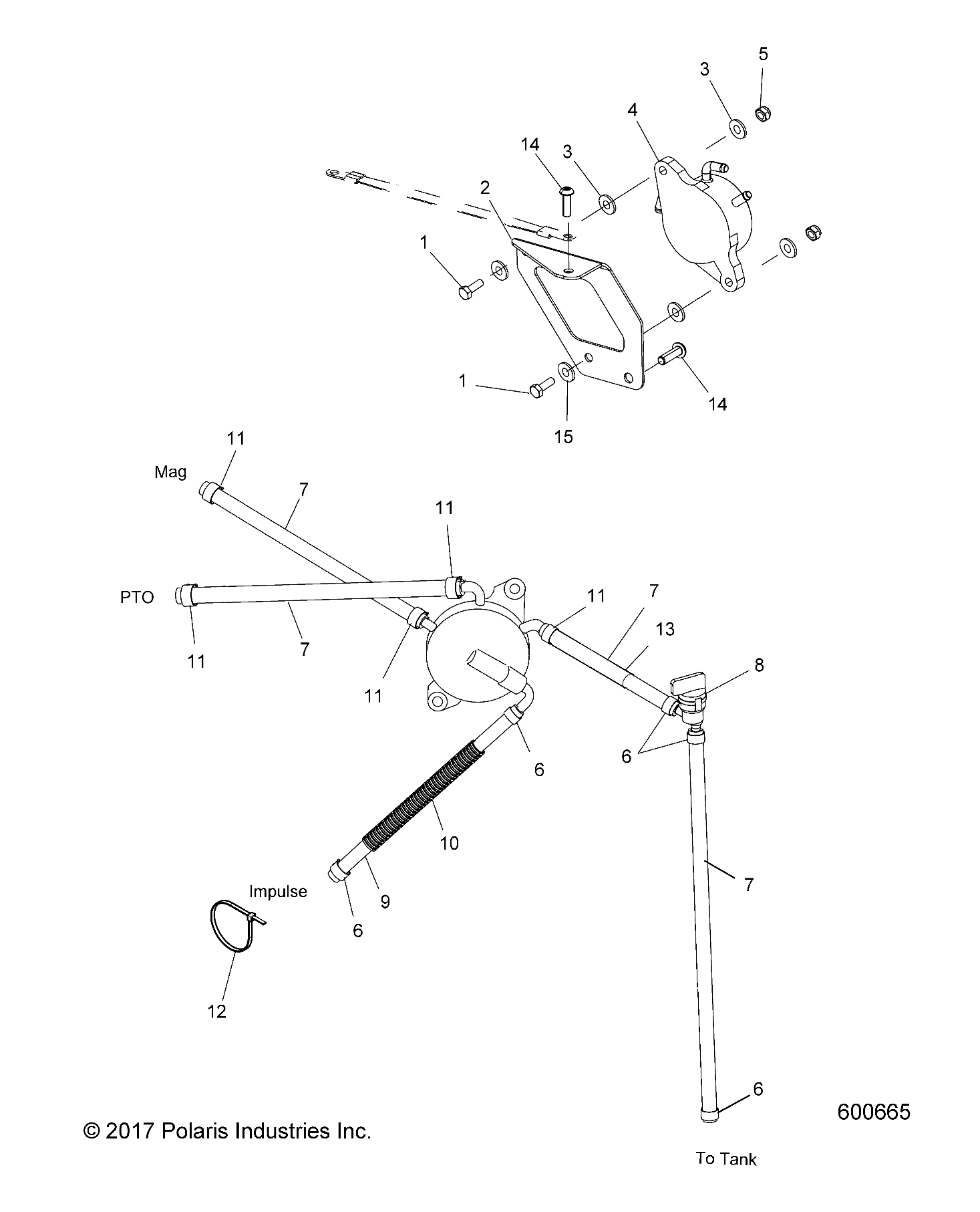 FUEL SYSTEM, FUEL PUMP and LINES - S19CEA5BSL (600665)