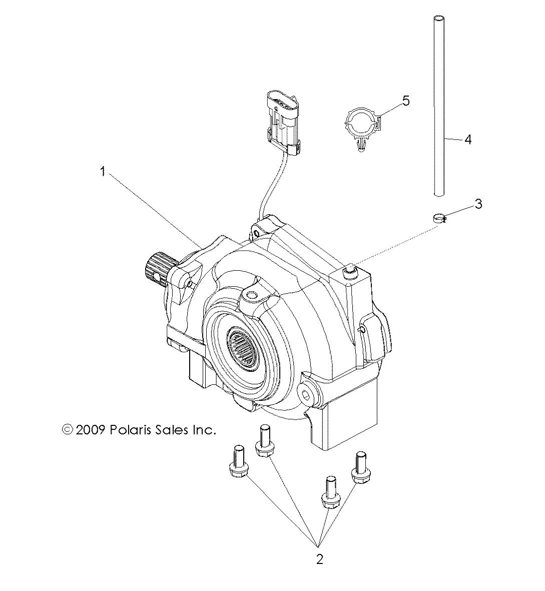 DRIVE TRAIN, FRONT GEARCASE - R10XH76AA (49RGRGEARCASEMTG10RZRS)