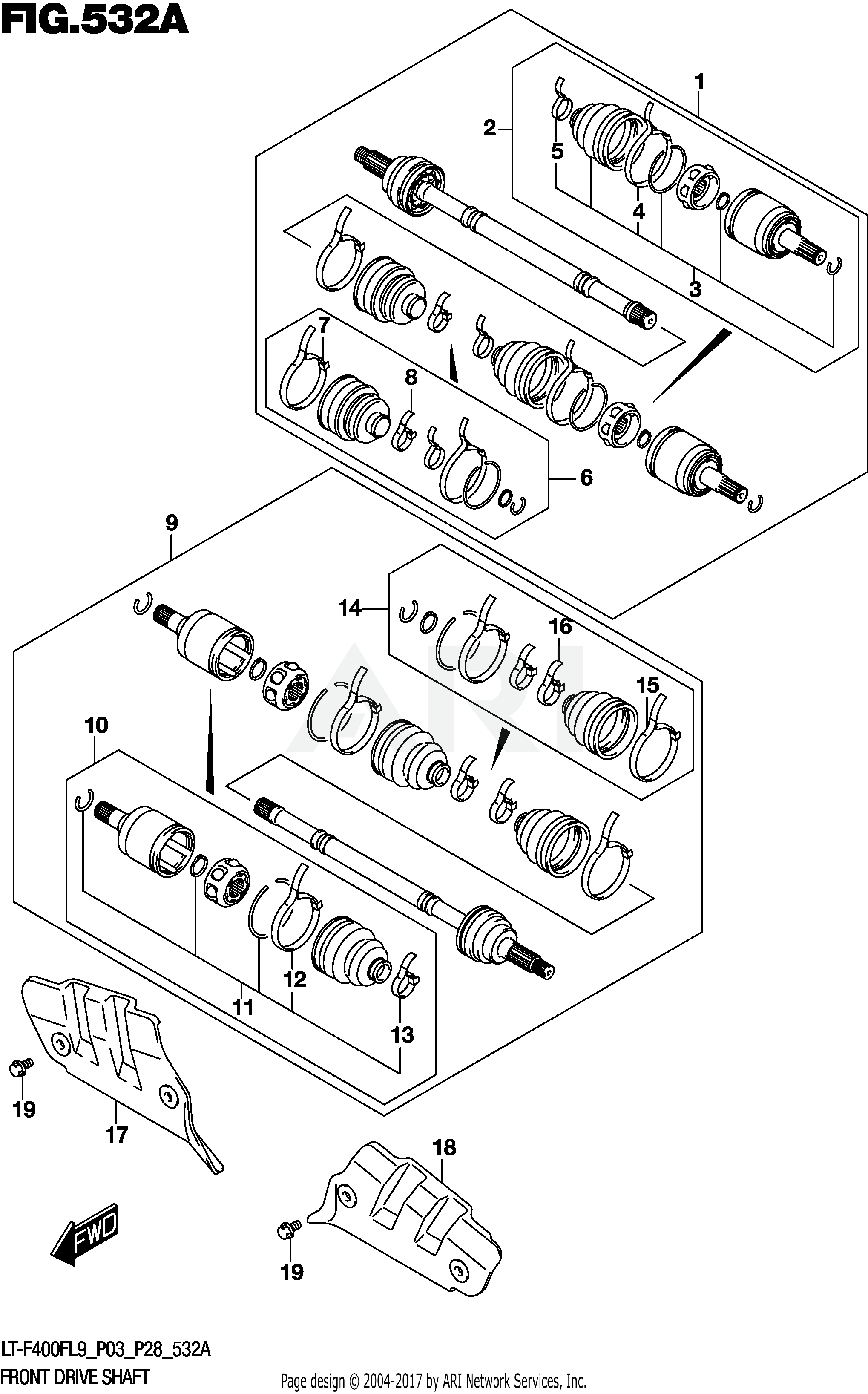 FRONT DRIVE SHAFT