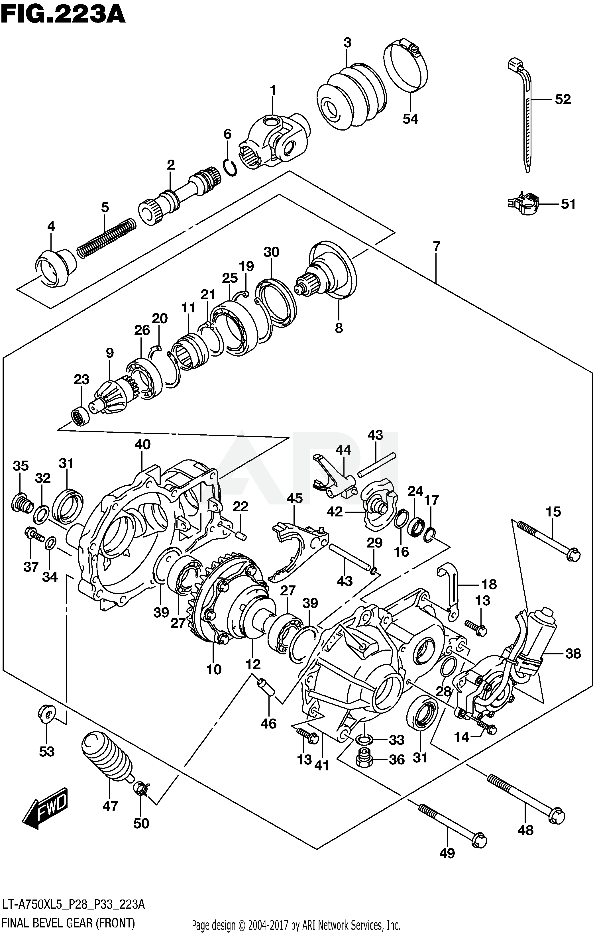 FINAL BEVEL GEAR (FRONT)