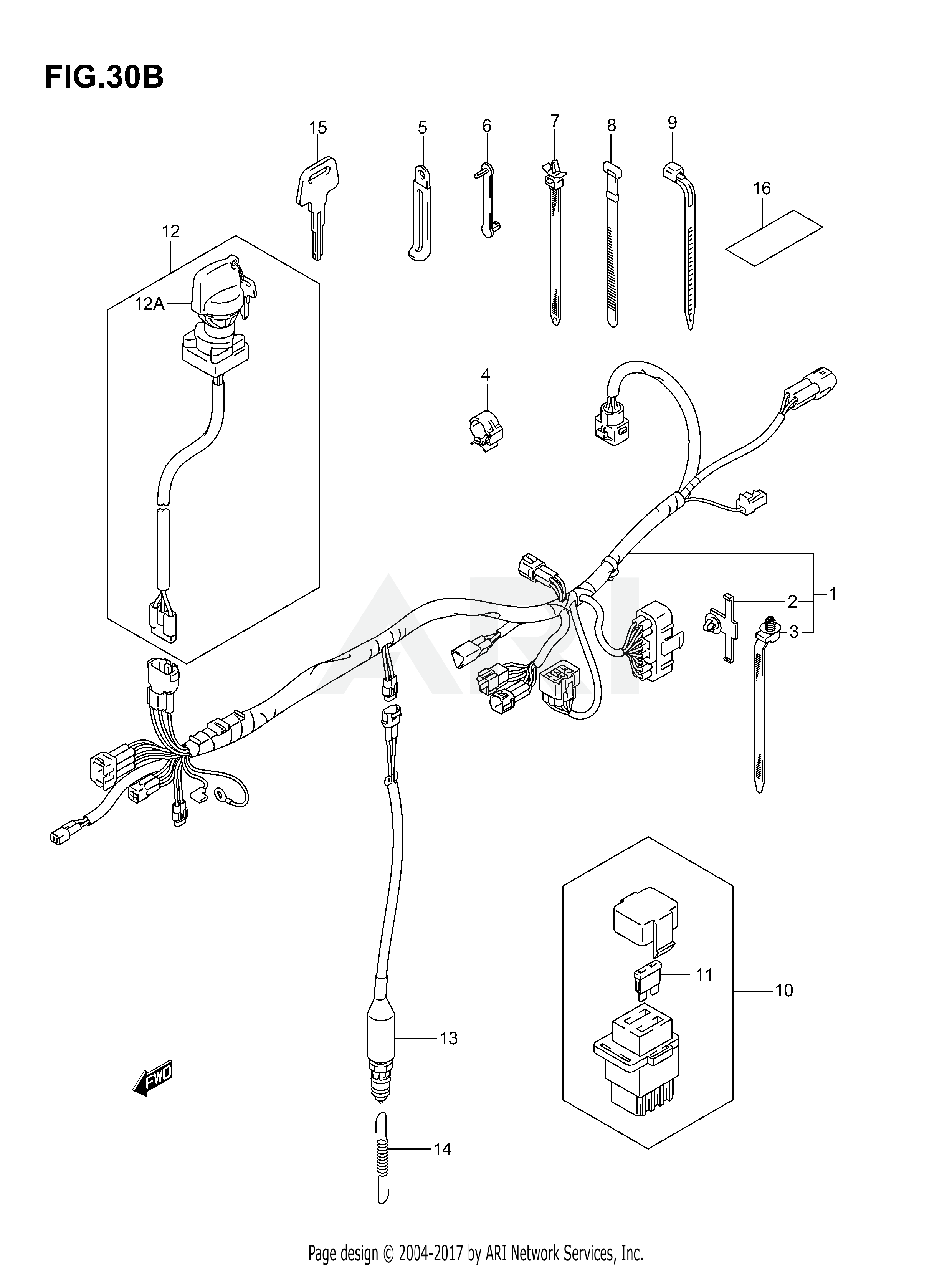 WIRING HARNESS (MODEL K5/K6/K7)