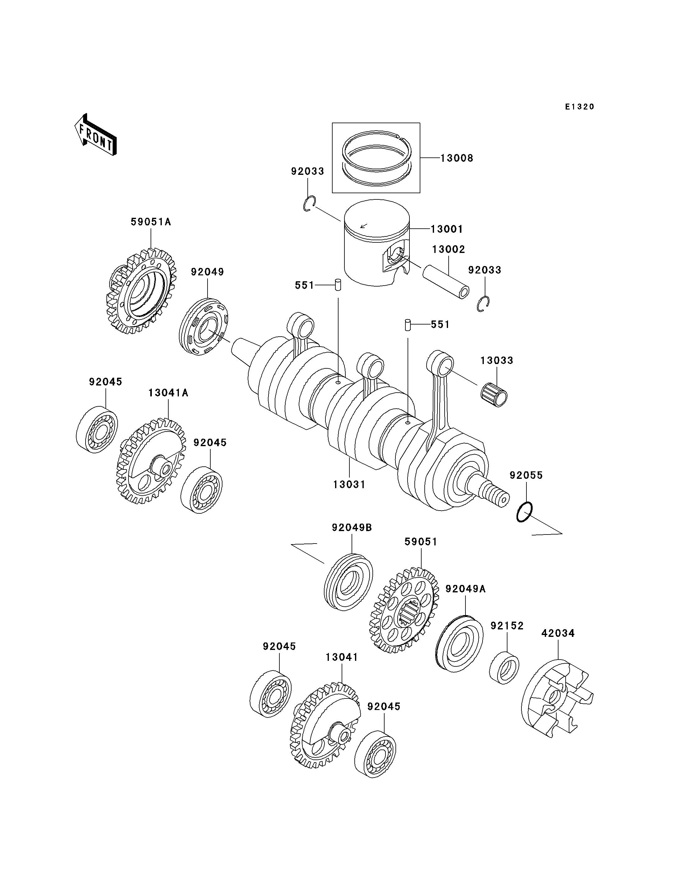 Crankshaft/Piston(s)