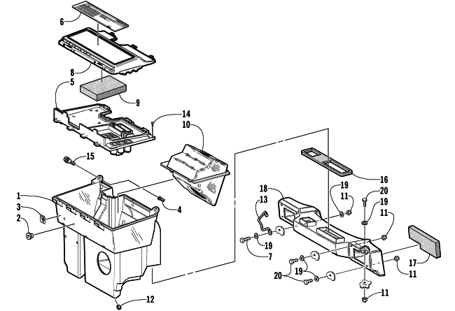 AIR SILENCER ASSEMBLY