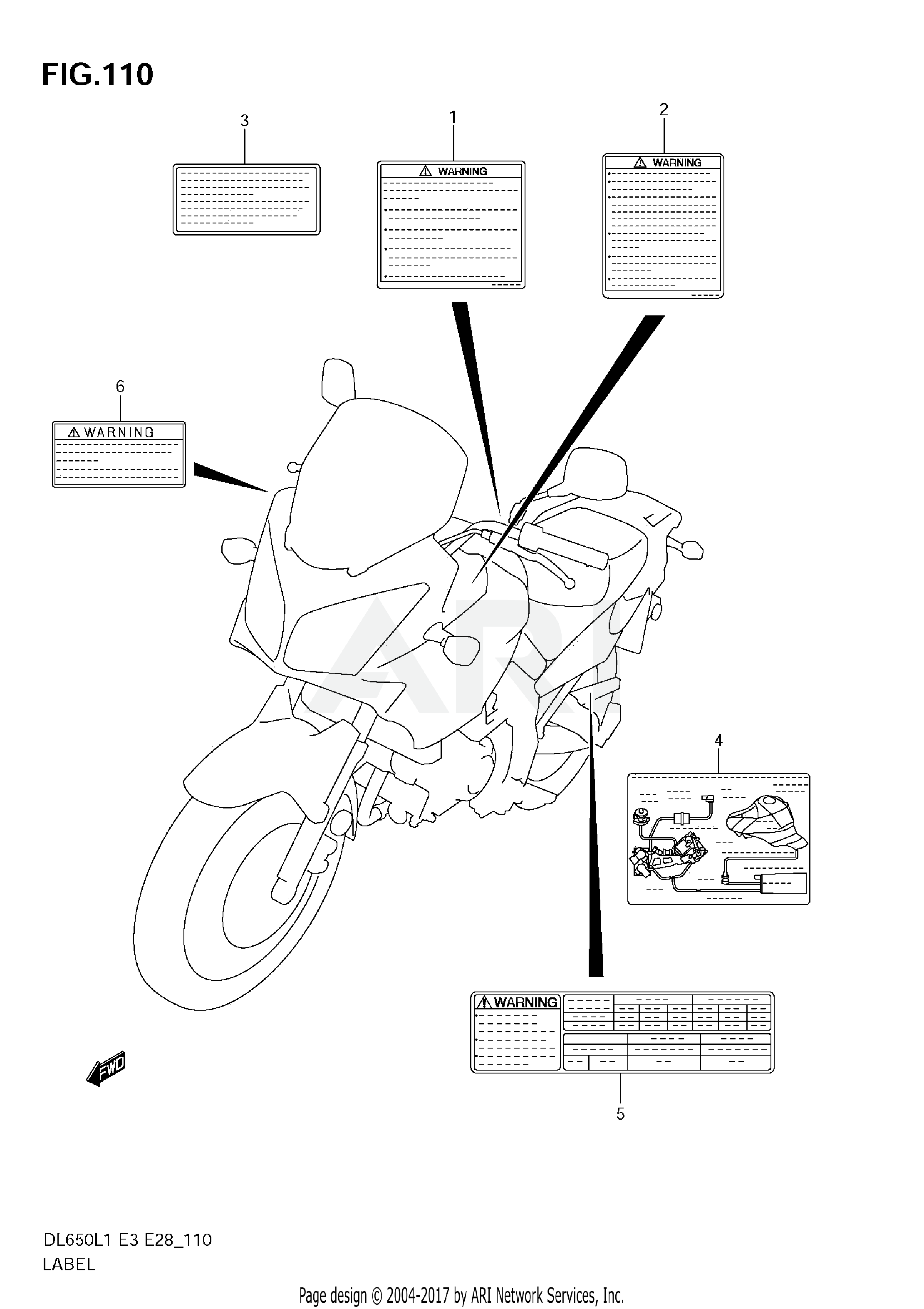 LABEL (DL650 L1 E33)