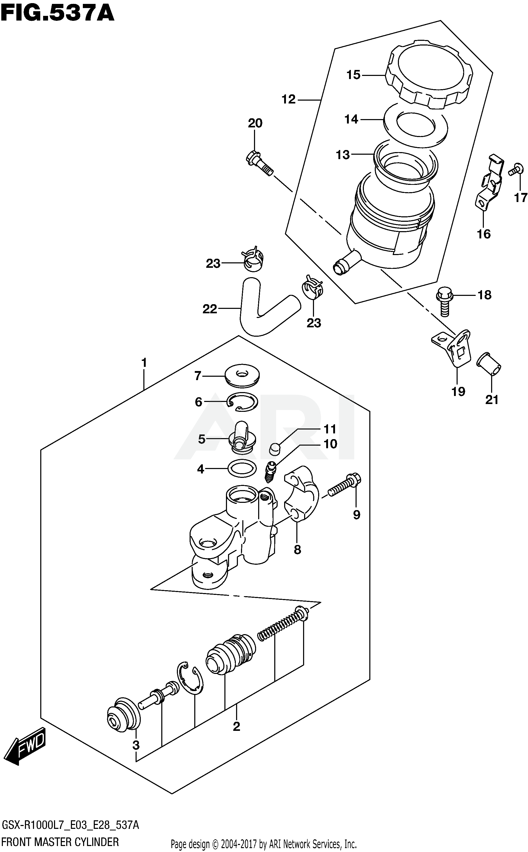 FRONT MASTER CYLINDER