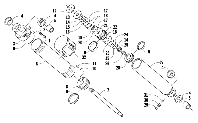 FRONT SUSPENSION SHOCK ABSORBER