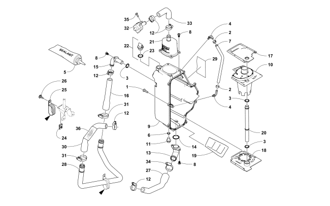 OIL TANK ASSEMBLY