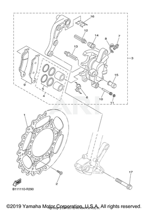 FRONT BRAKE CALIPER