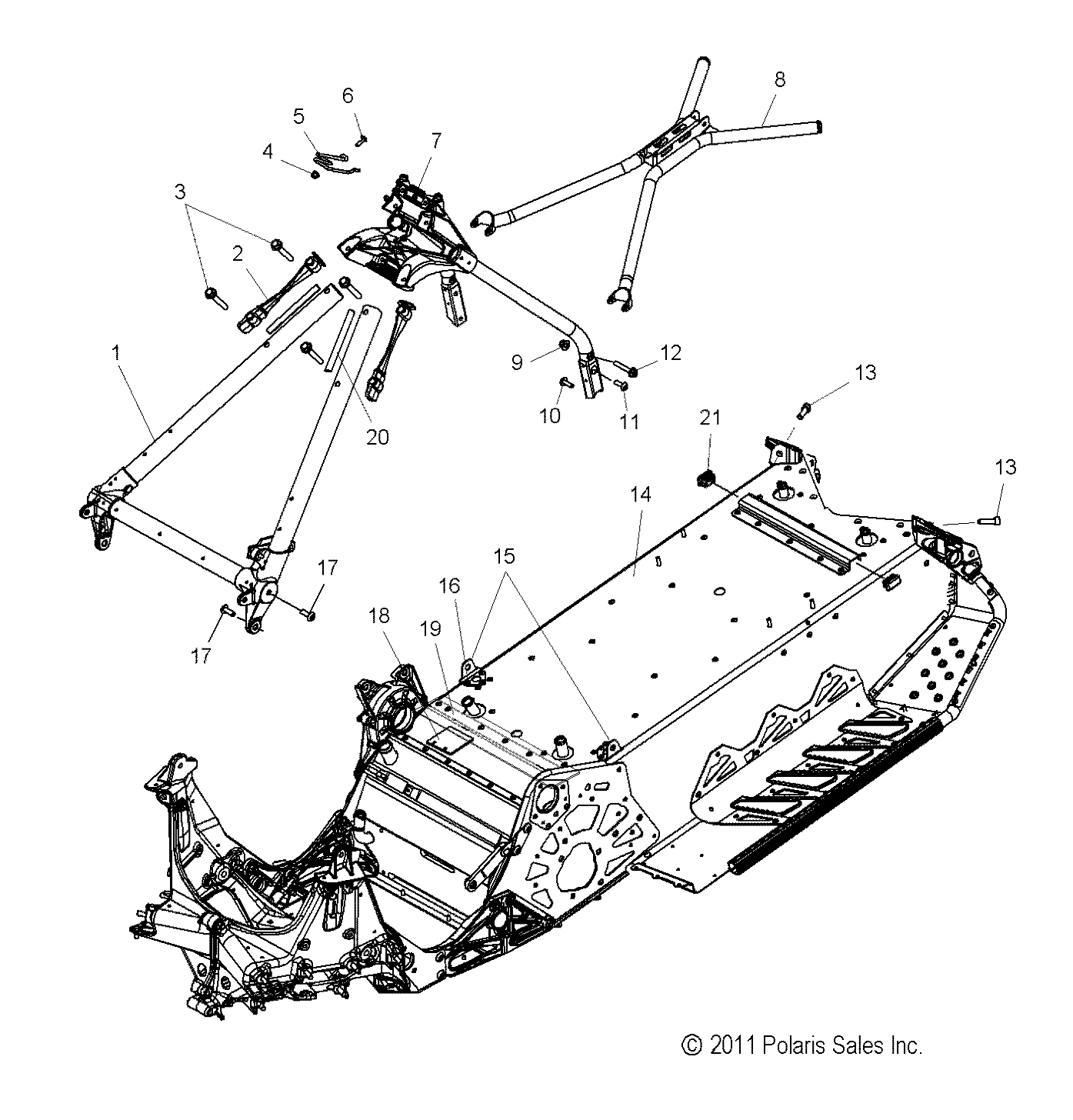 CHASSIS, CHASSIS ASM. and OVER STRUCTURE - S12BA6NSL (49SNOWCHASSISFRT212600SBA)