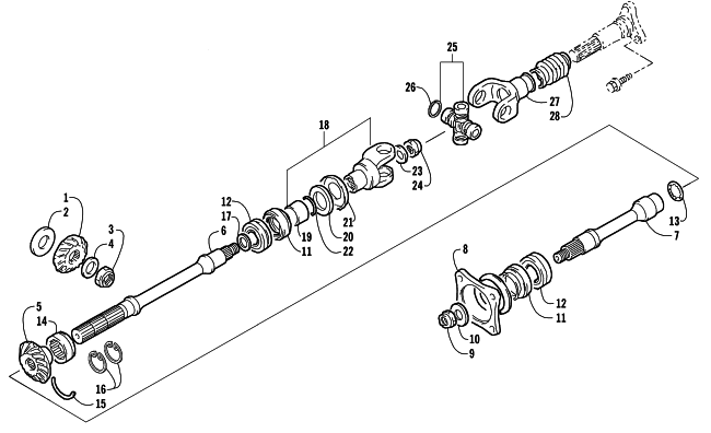 SECONDARY DRIVE ASSEMBLY