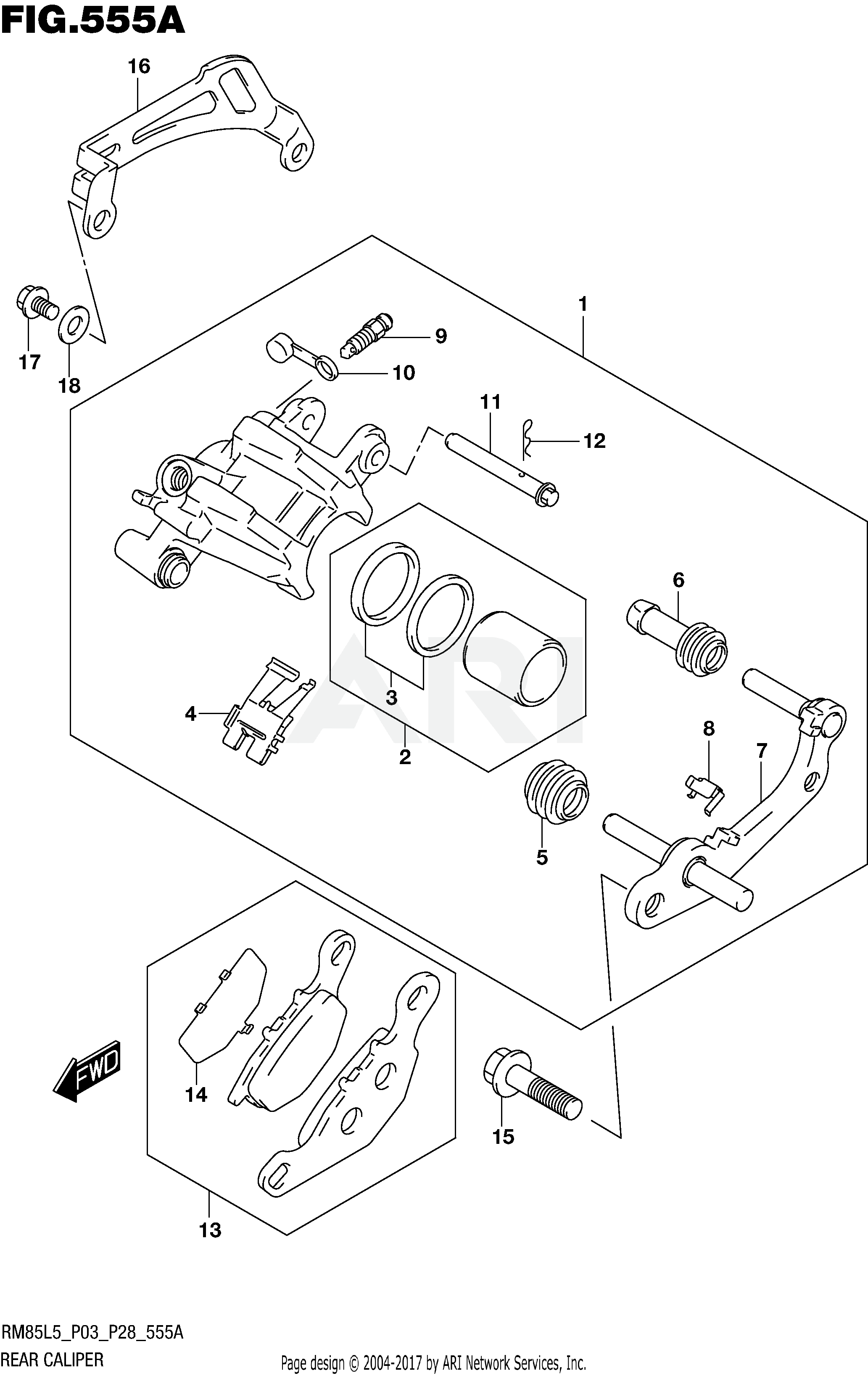 REAR CALIPER