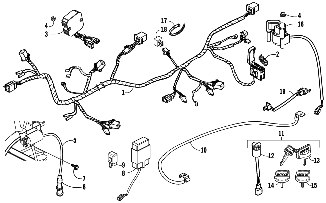 ELECTRICAL AND WIRING HARNESS ASSEMBLY