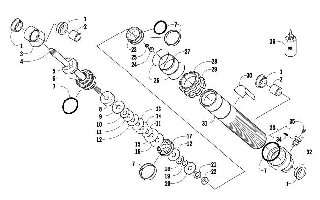 FRONT SUSPENSION SHOCK ABSORBER