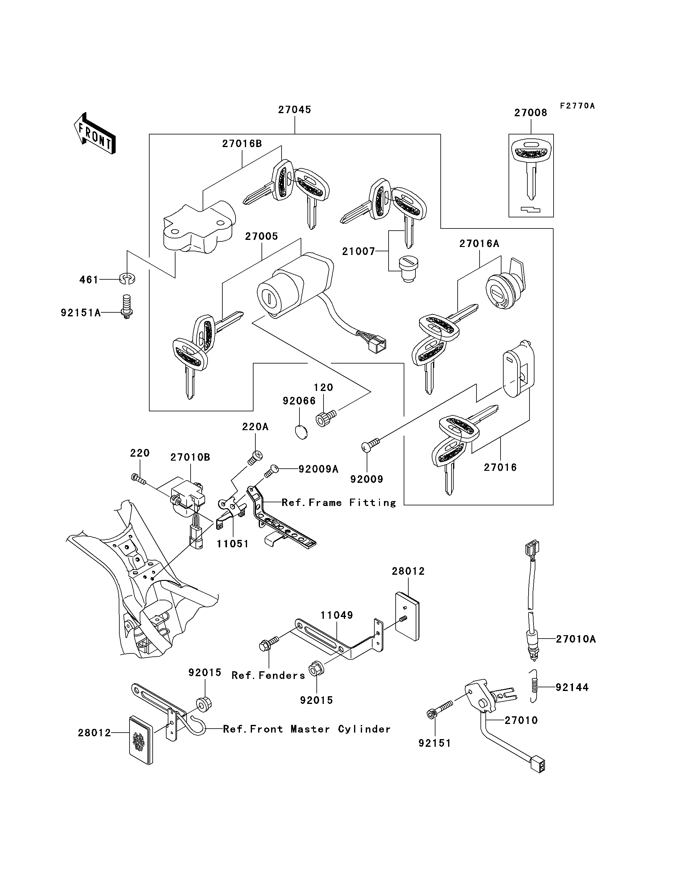 Ignition Switch/Locks/Reflectors