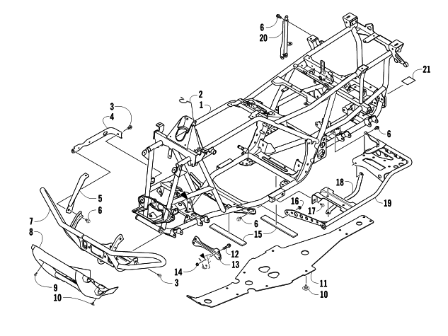 FRAME AND RELATED PARTS