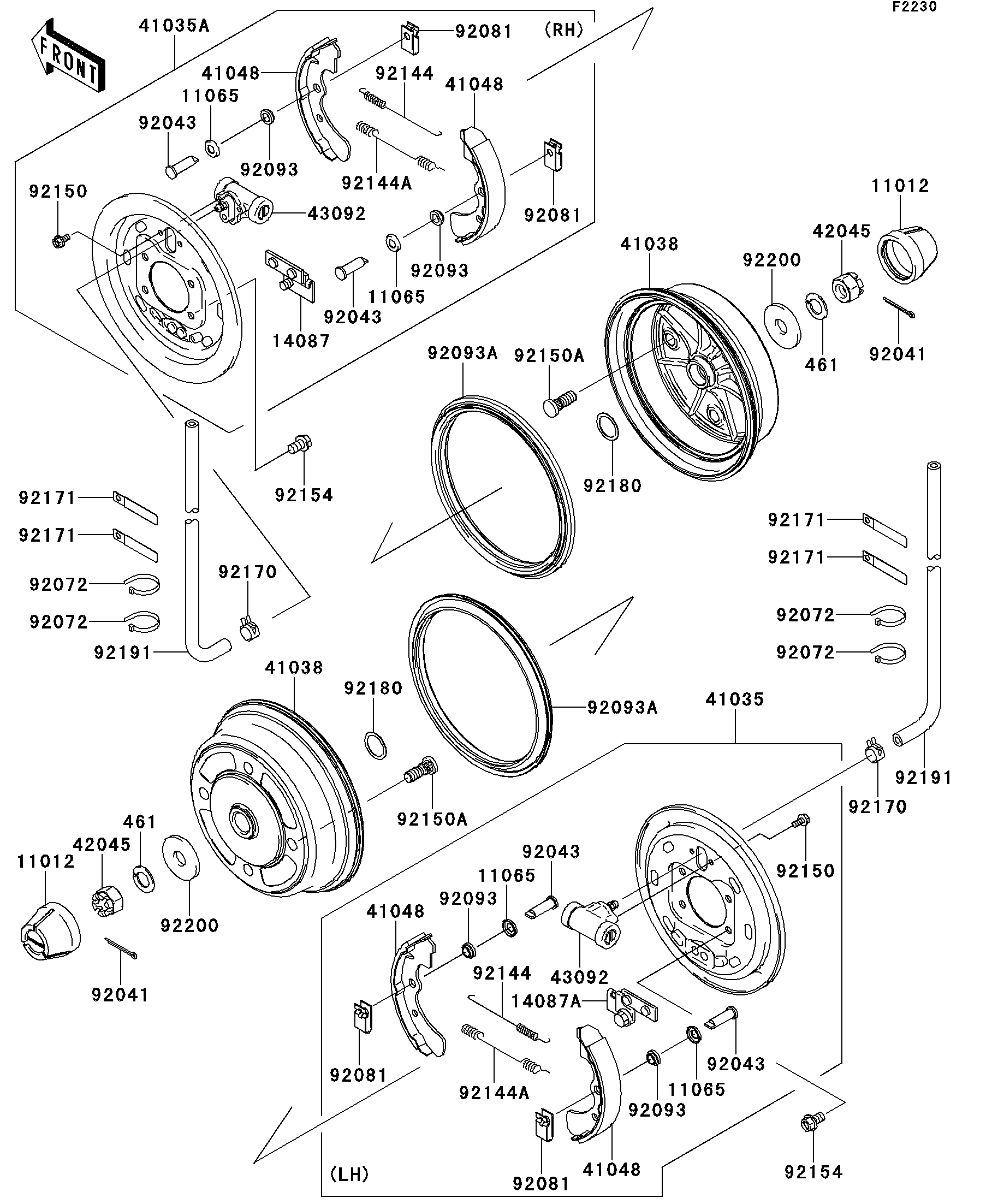 Front Hubs/Brakes