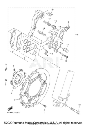 FRONT BRAKE CALIPER