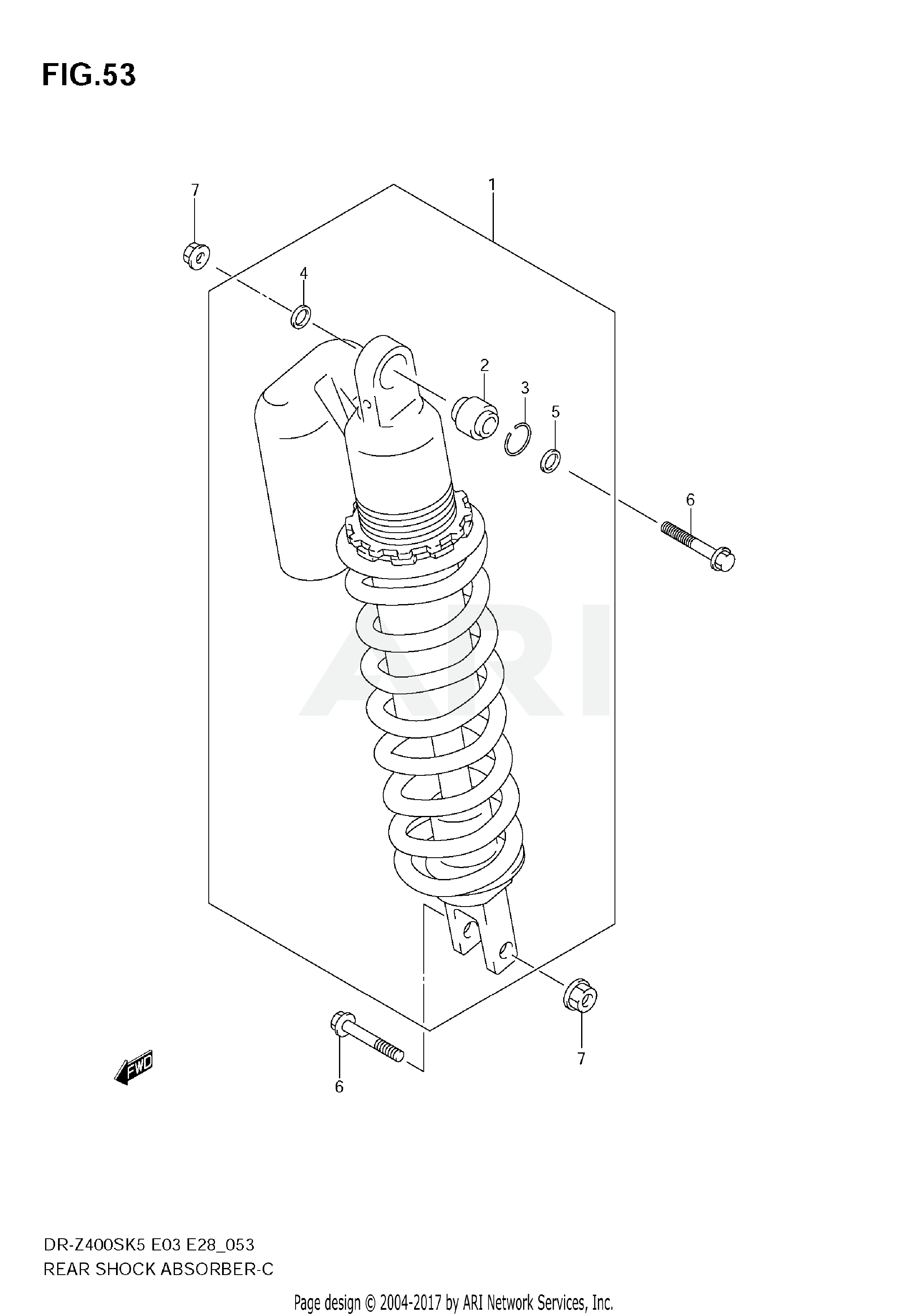 REAR SHOCK ABSORBER