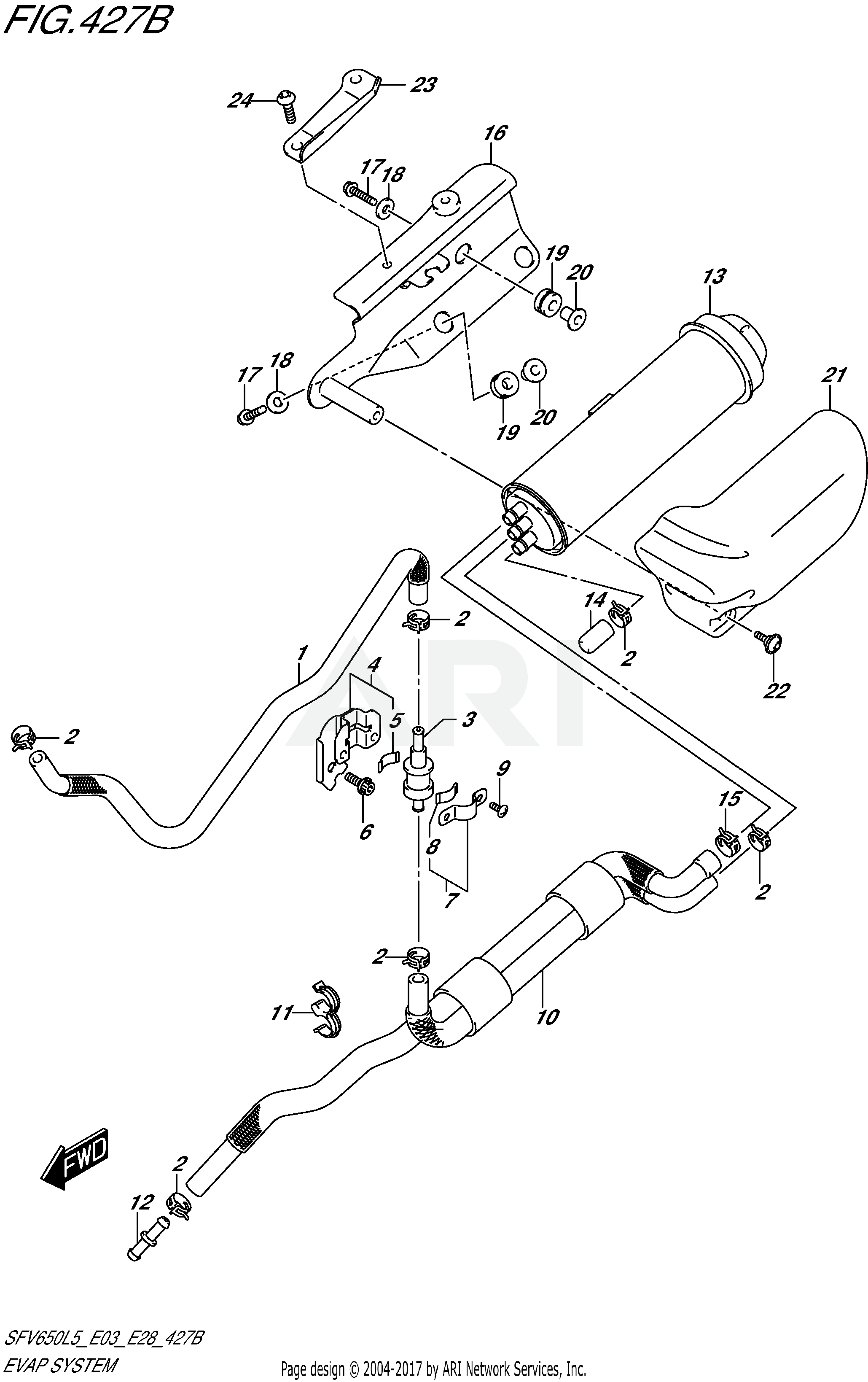 EVAP SYSTEM (SFV650AL5 E33)