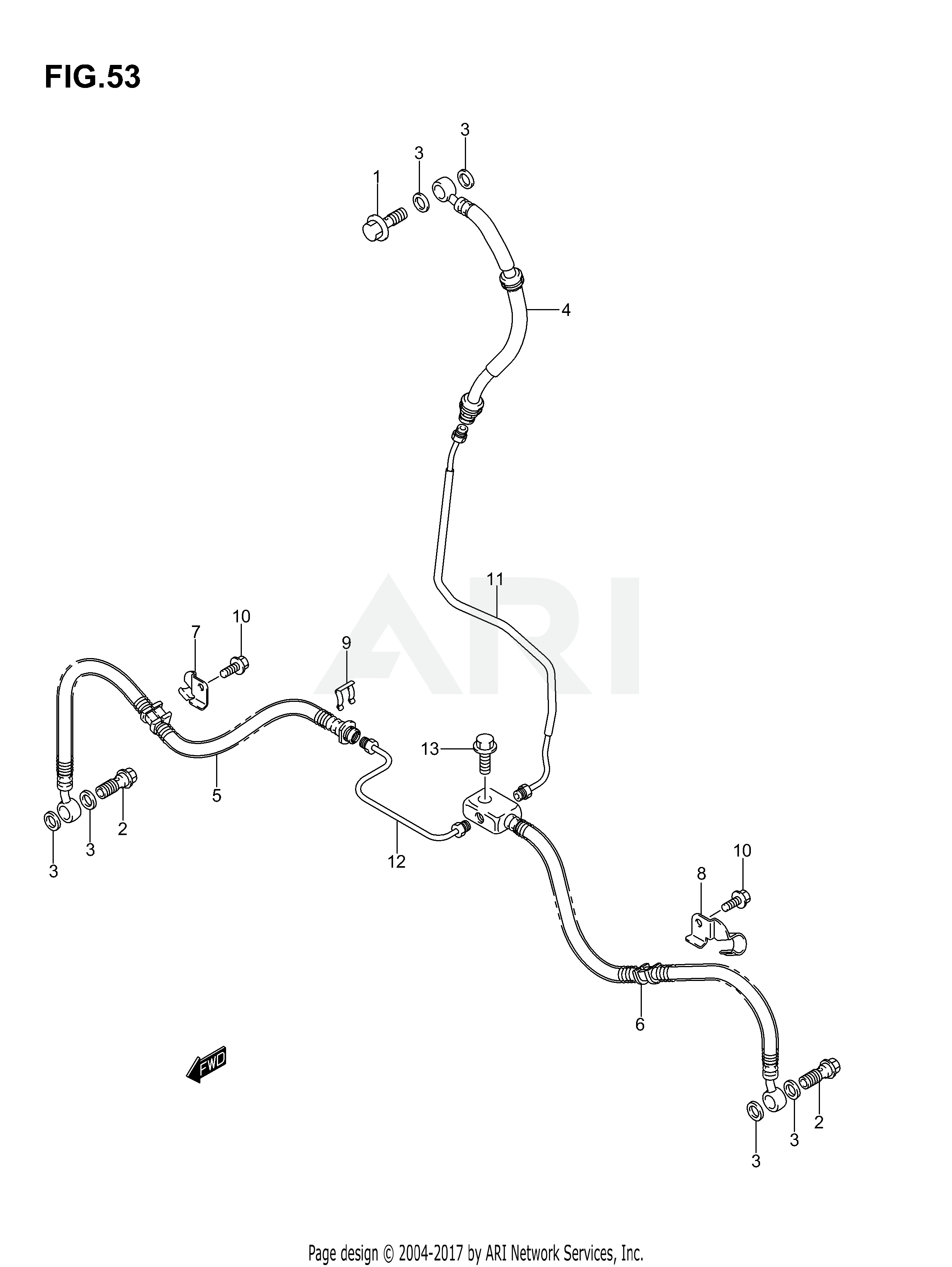 FRONT BRAKE HOSE