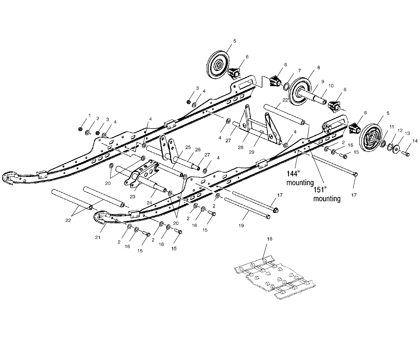 SUSPENSION - S01SM8BS (4961446144B008)