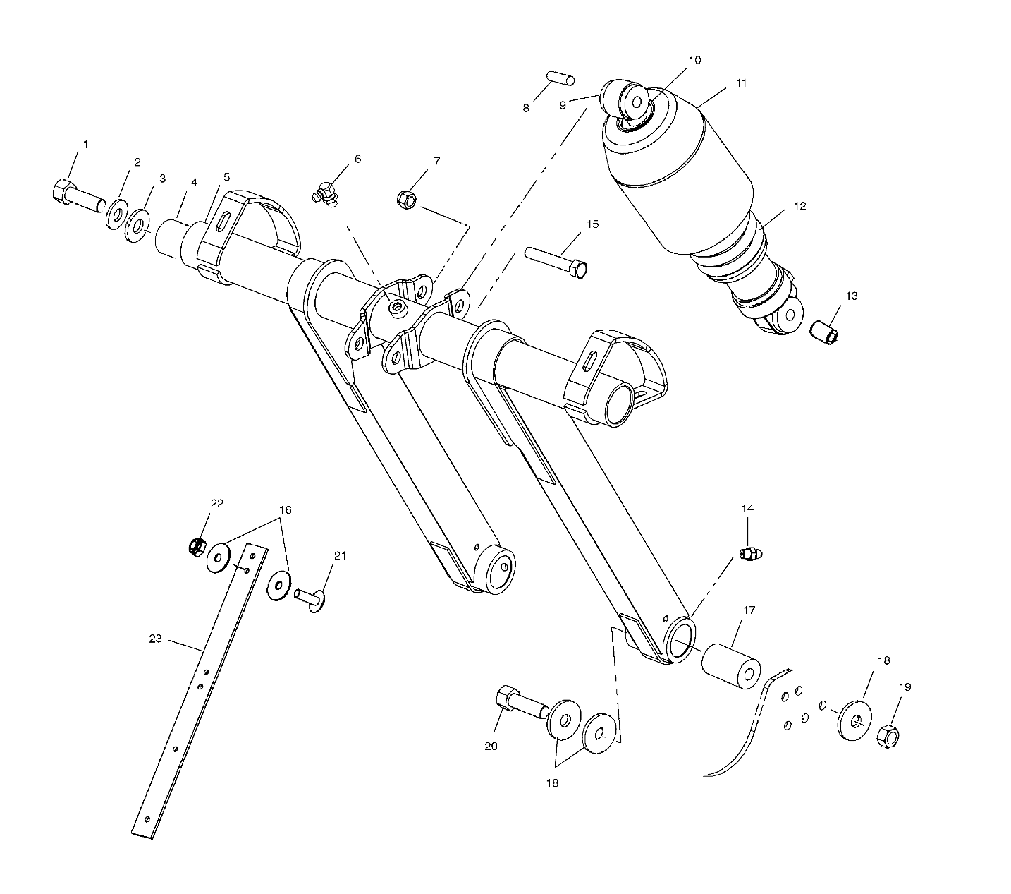 FRONT TORQUE ARM - S01NP6ES (4961536153B009)