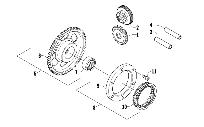 STARTER CLUTCH ASSEMBLY