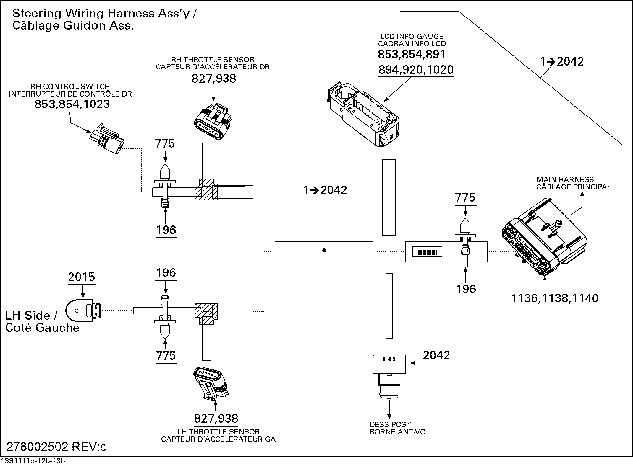 Electrical Harness , Steering