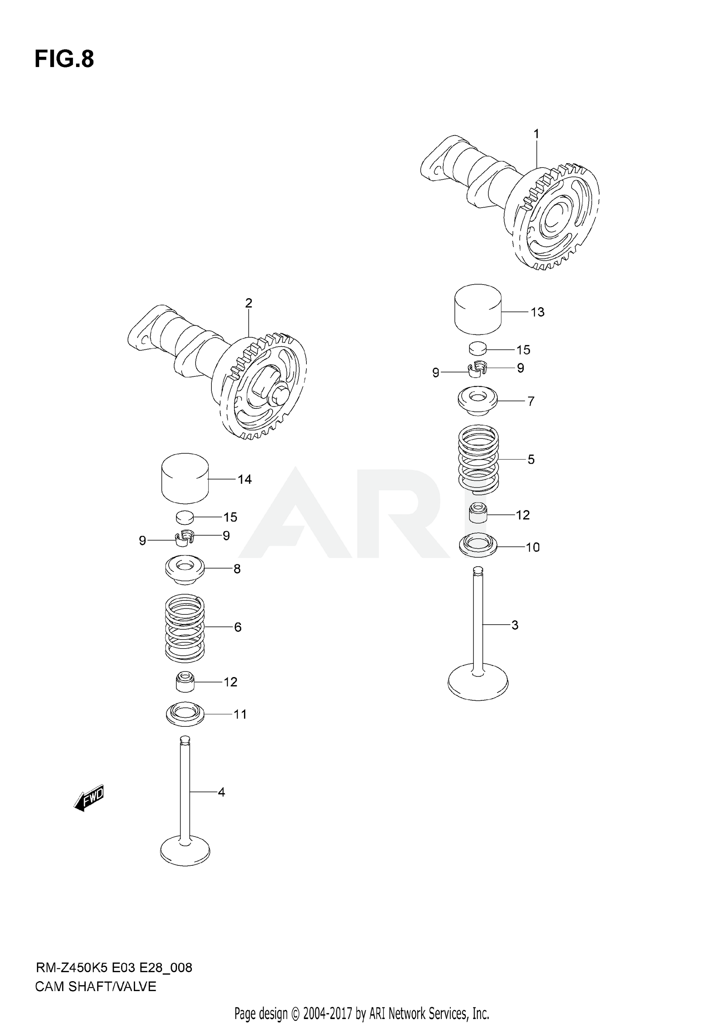 CAMSHAFT - VALVE