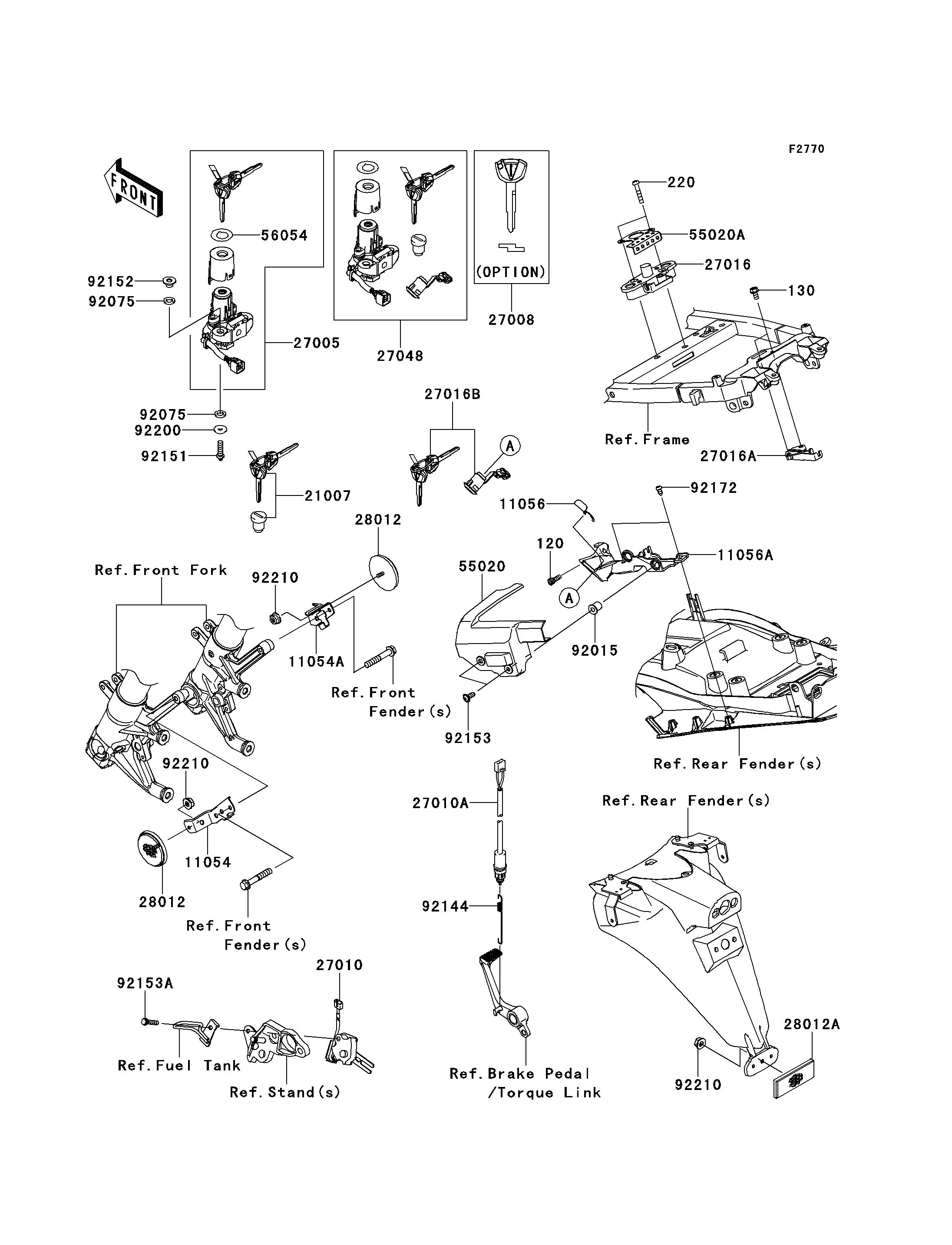 Ignition Switch/Locks/Reflectors