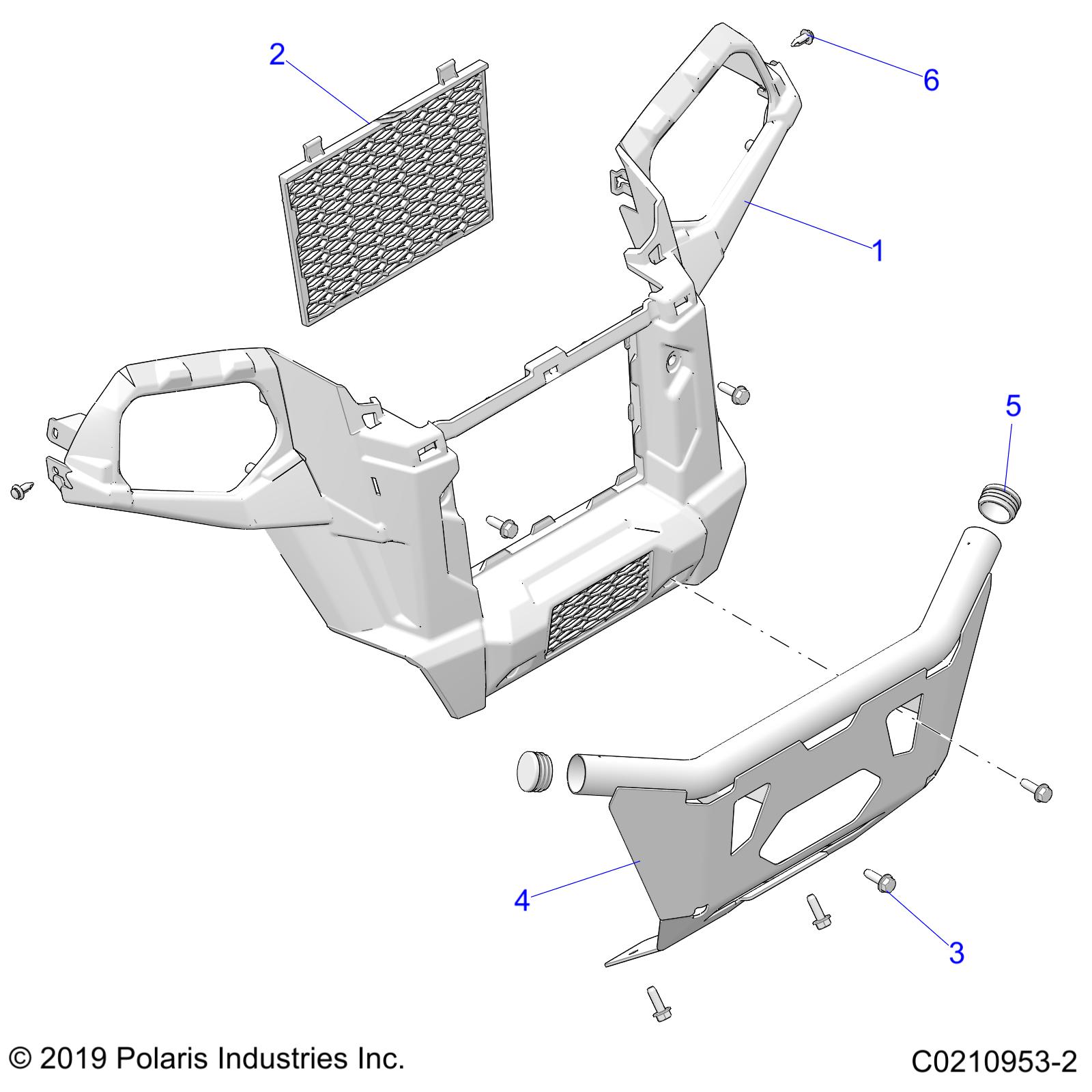 BODY, FRONT BUMPER - A20SGE95AK (C0210953-2)