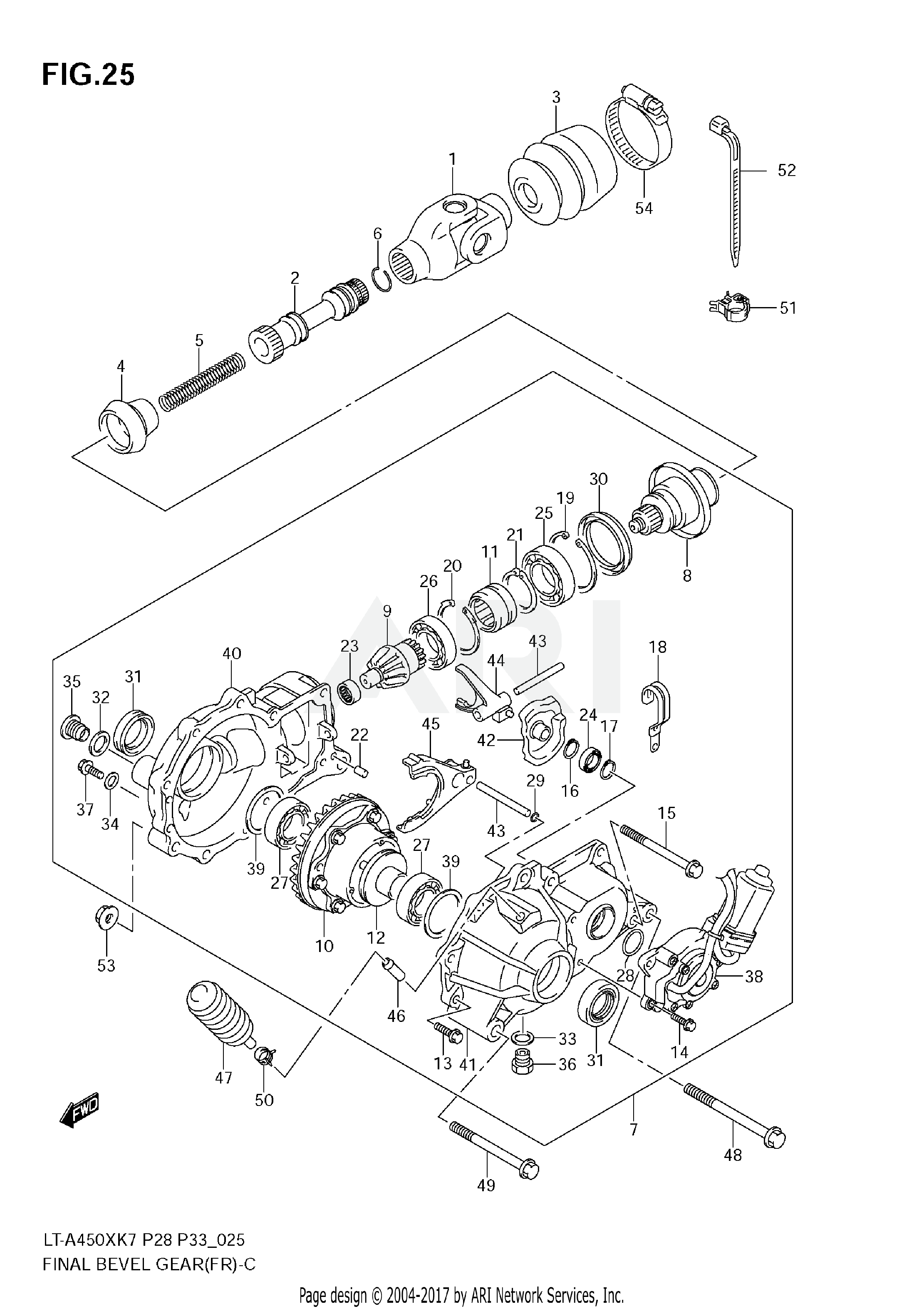 FINAL BEVEL GEAR (FRONT)