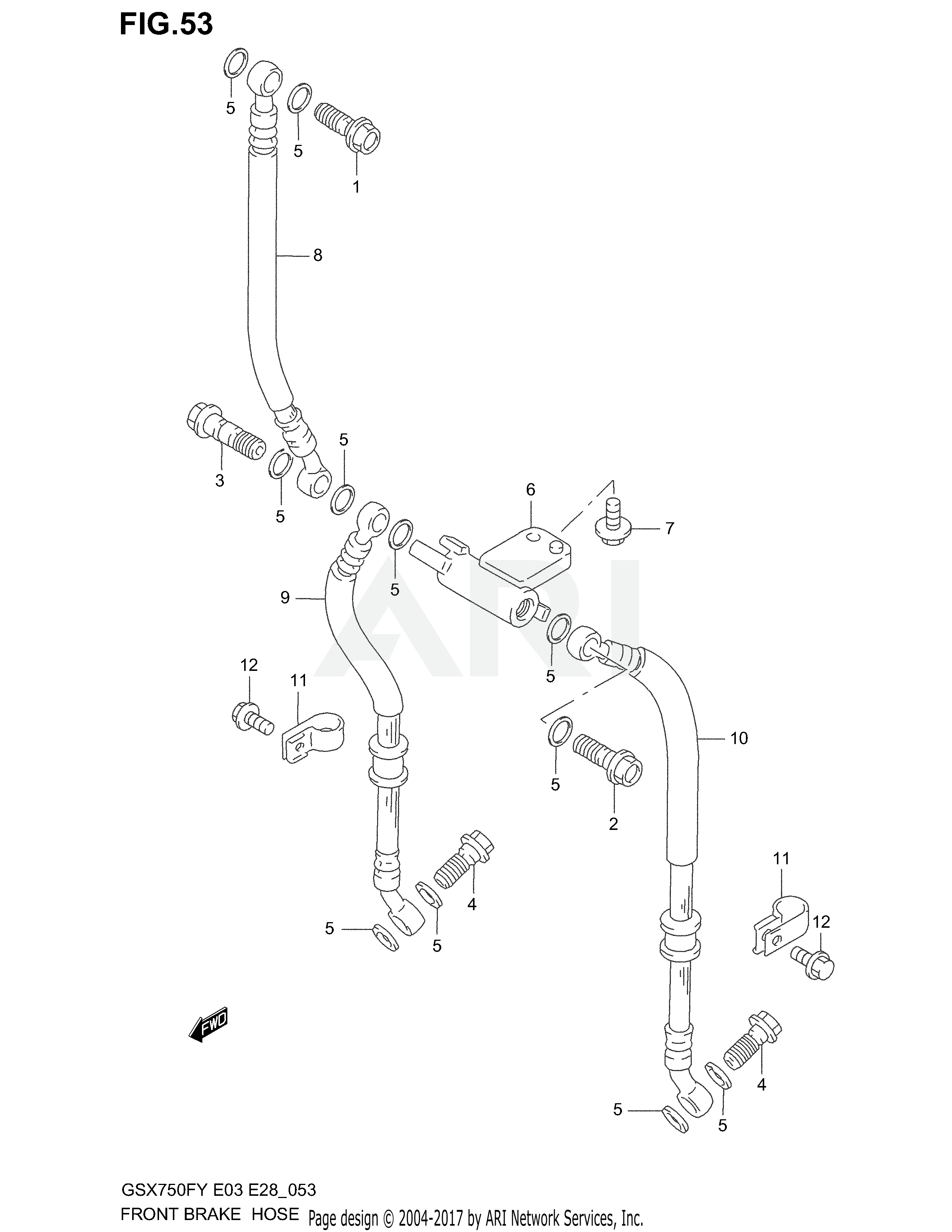 FRONT BRAKE HOSE