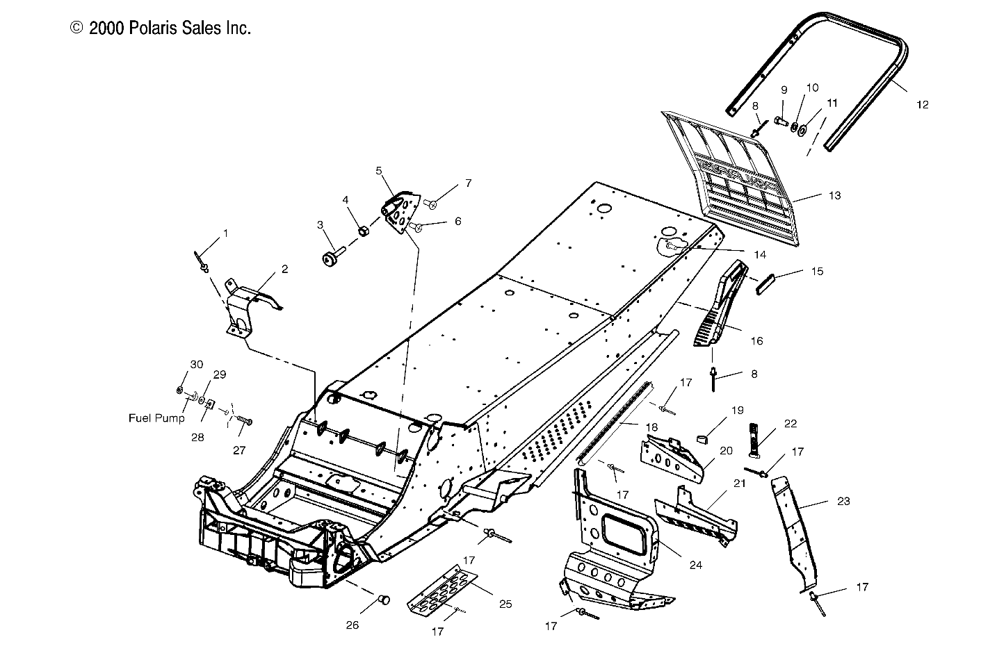 CHASSIS - S01NP7AS (4960906090A003)