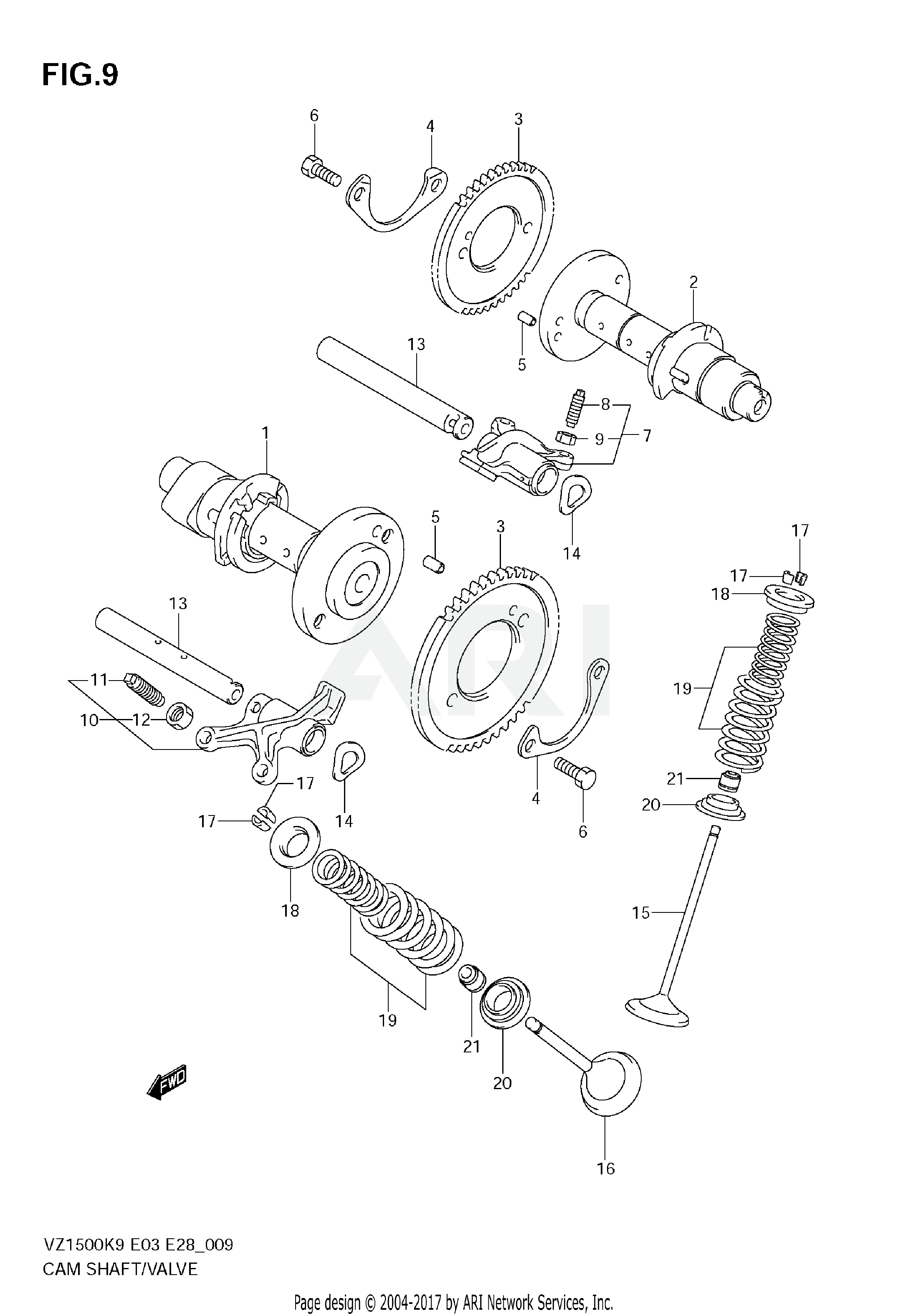 CAMSHAFT - VALVE