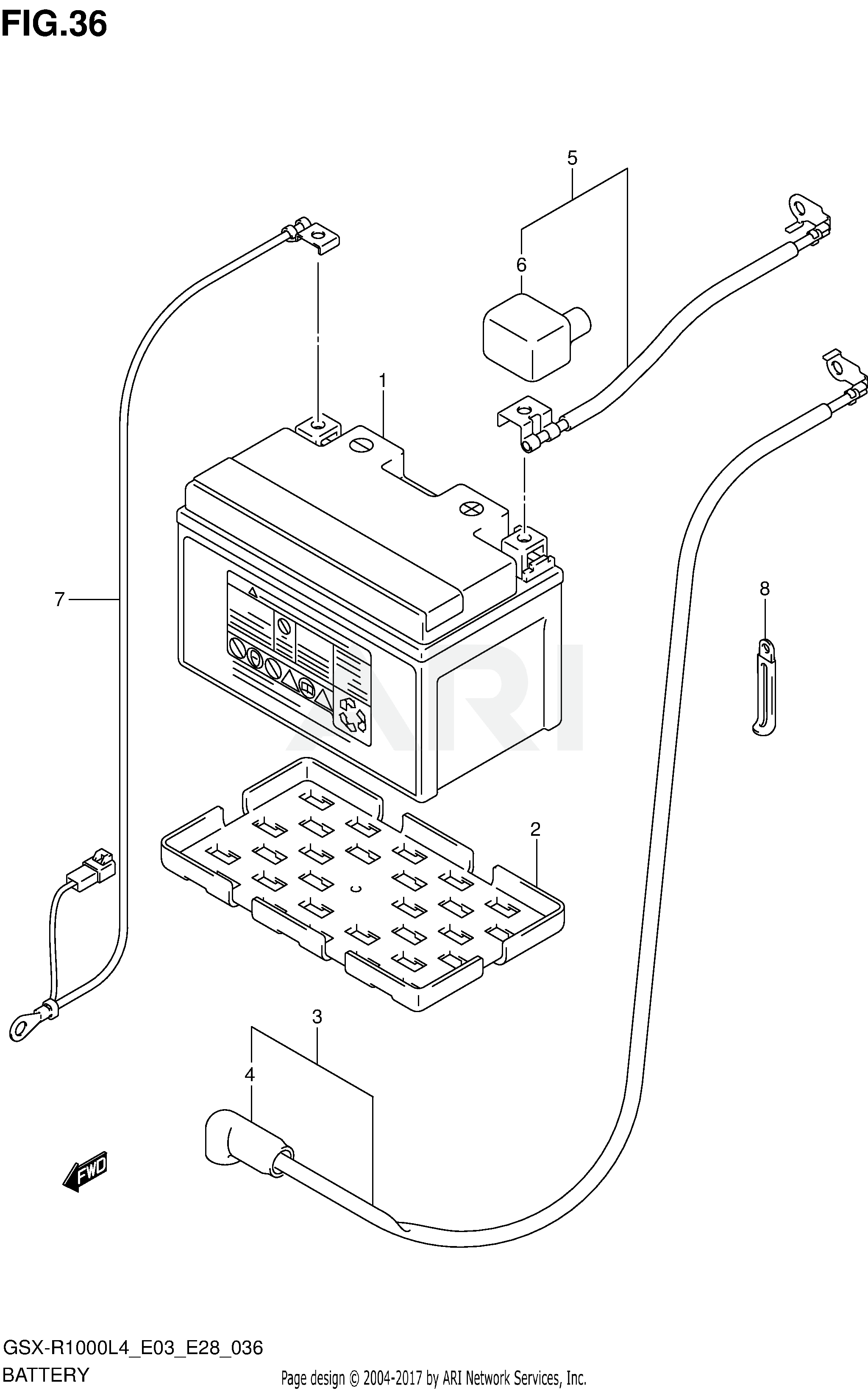 BATTERY (GSX-R1000L4 E03)