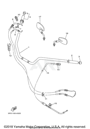 STEERING HANDLE CABLE