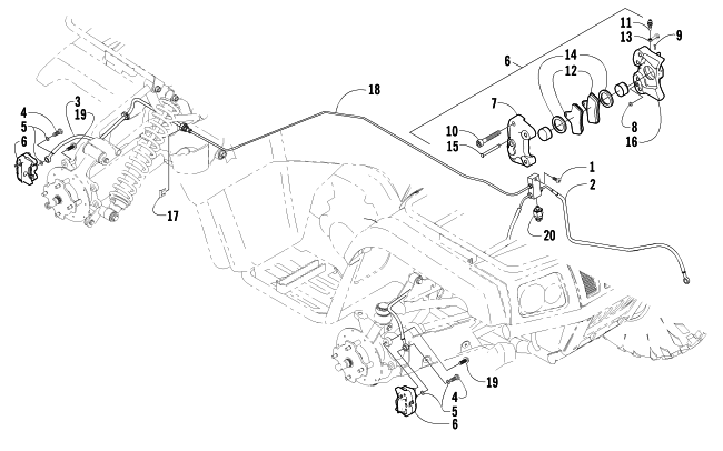 HYDRAULIC BRAKE ASSEMBLY