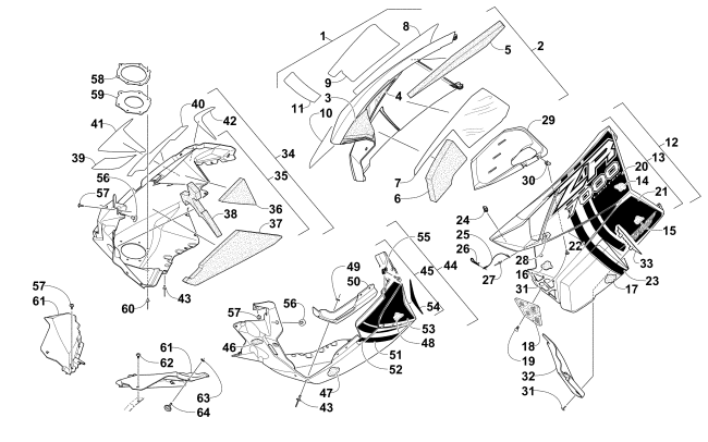 SKID PLATE AND SIDE PANEL ASSEMBLY