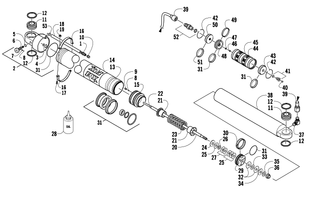 FRONT SUSPENSION SHOCK ABSORBER