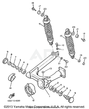 SWING ARM REAR SHOCKS