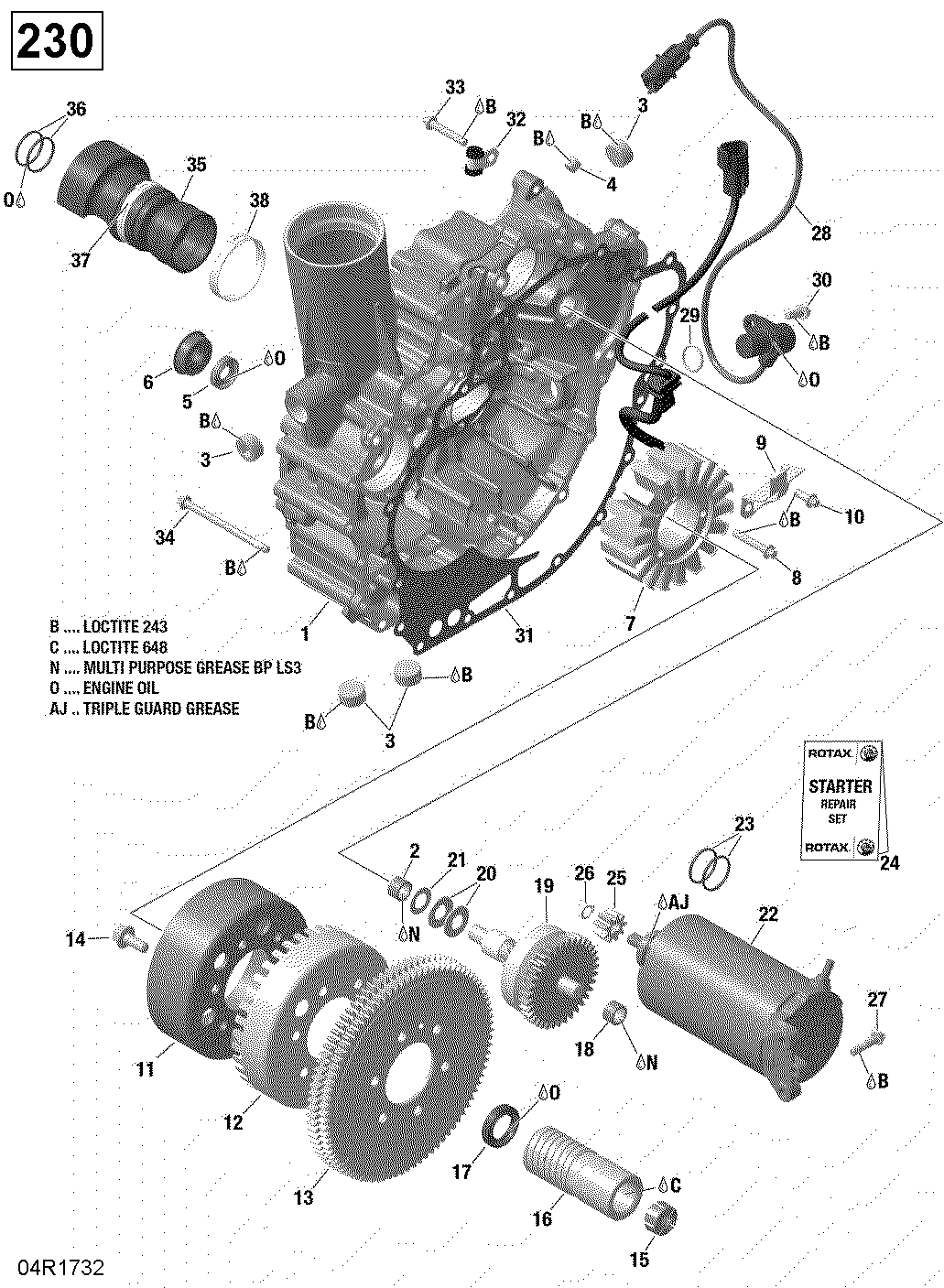 PTO Cover And Magneto - 230