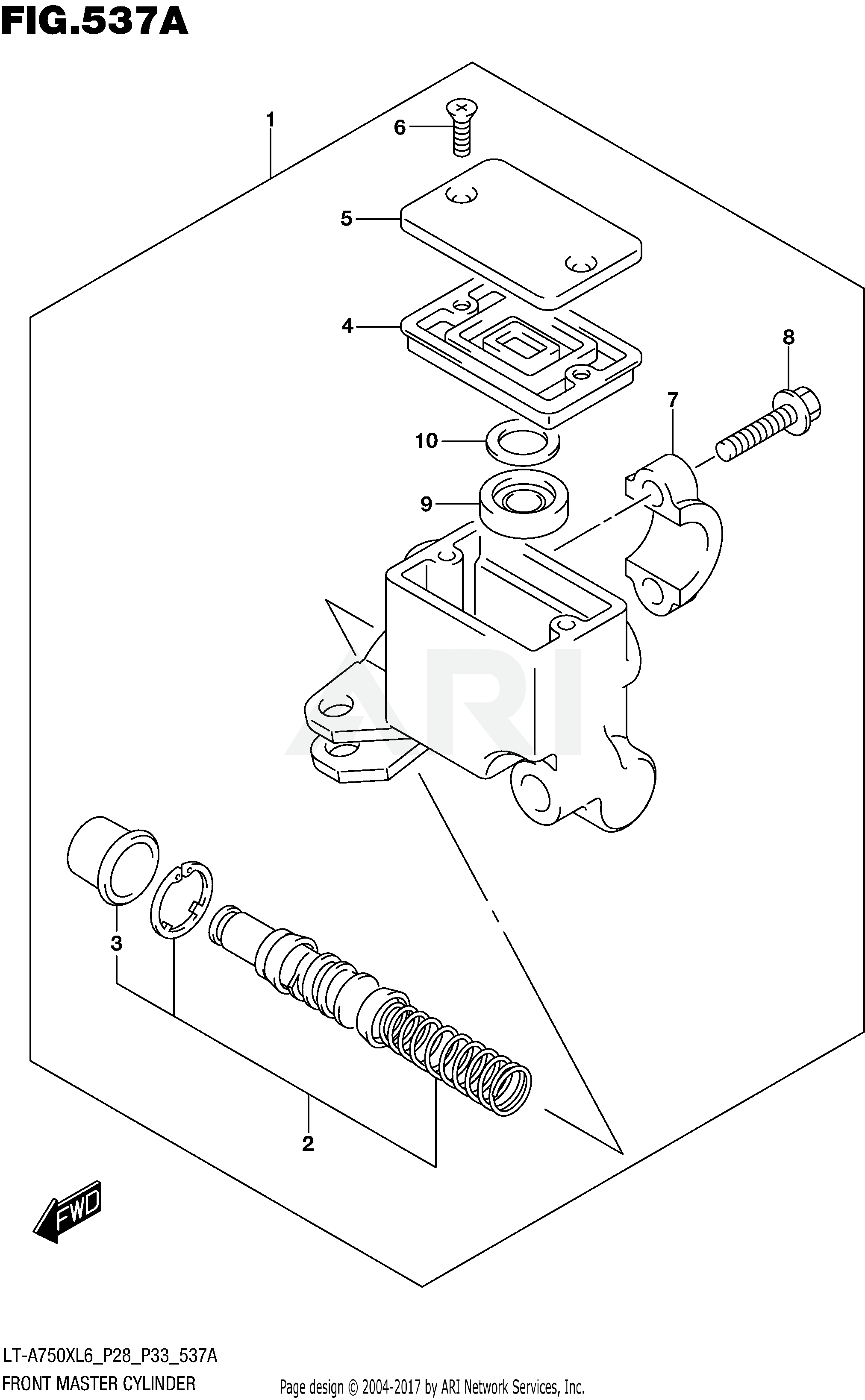 FRONT MASTER CYLINDER