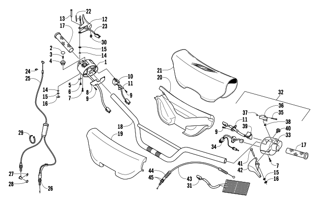 HANDLEBAR AND CONTROLS