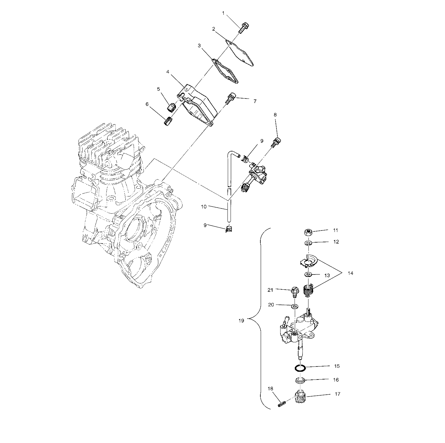 OIL PUMP - A00BA38CA (4954835483D001)