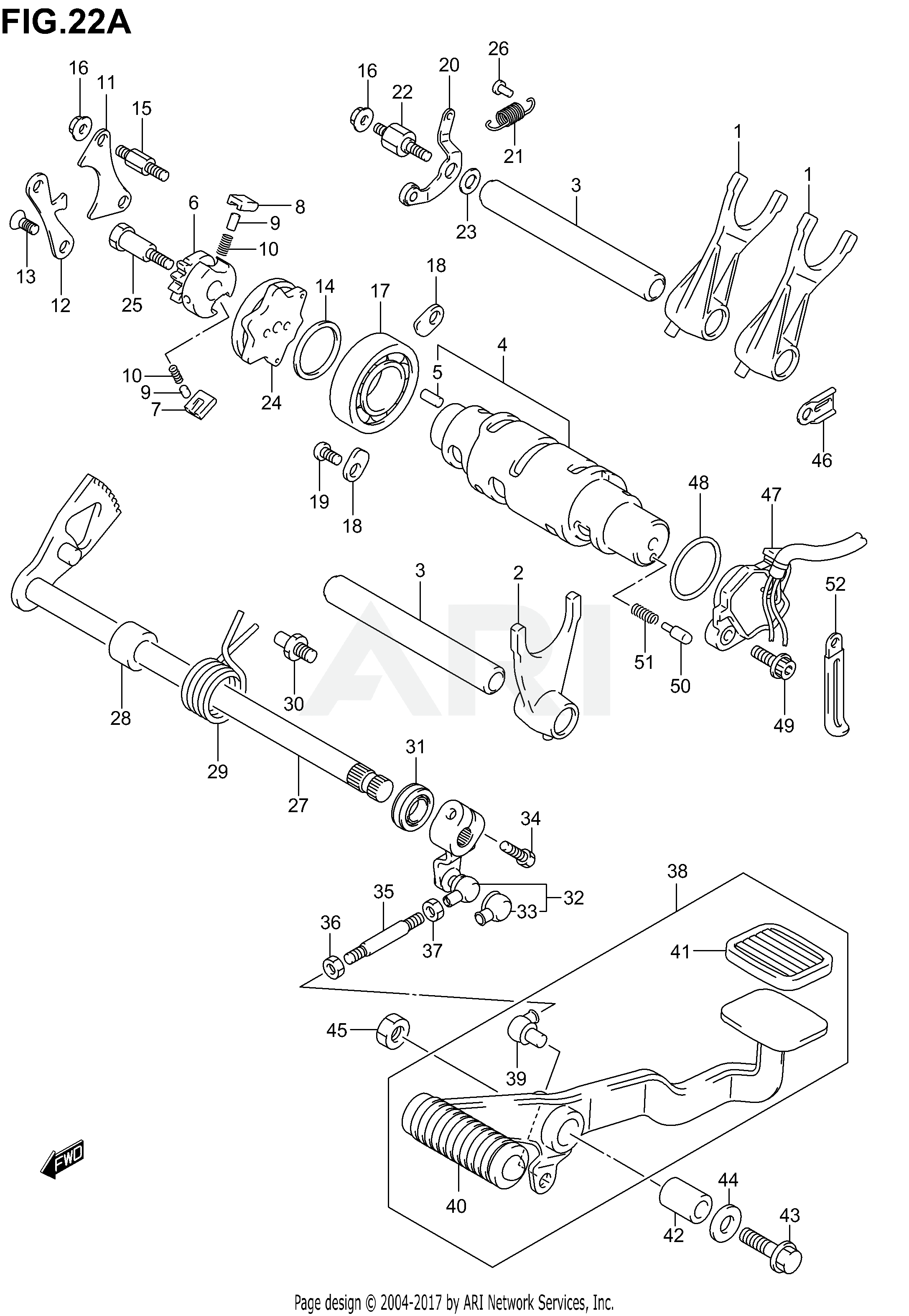 GEAR SHIFTING (MODEL K5)