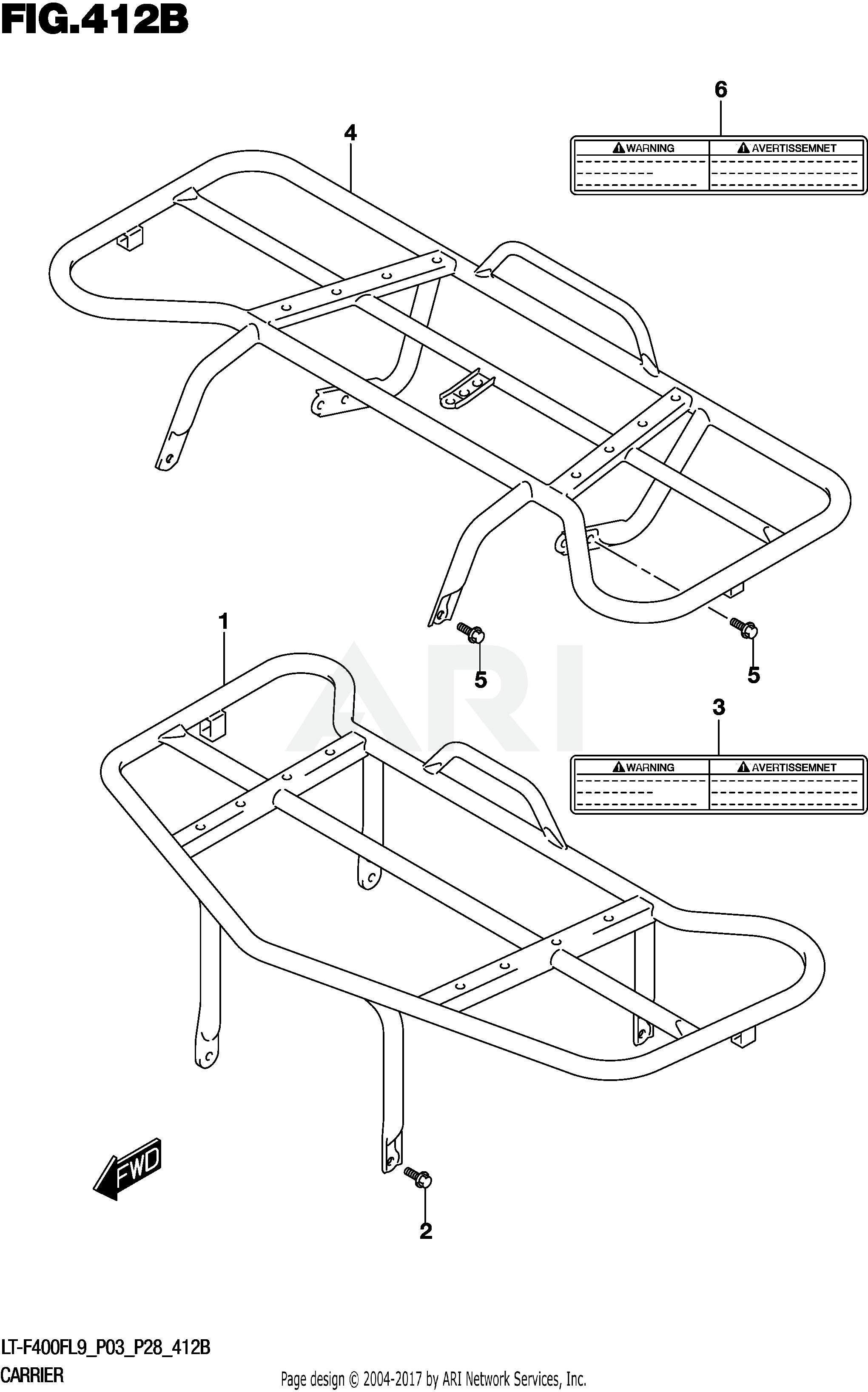 CARRIER (LT-F400FL9 P28)