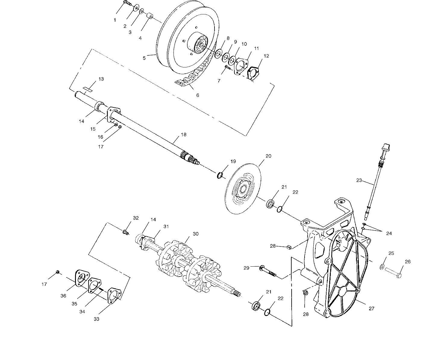 DRIVE TRAIN - S00SR5AS (4953915391b006)