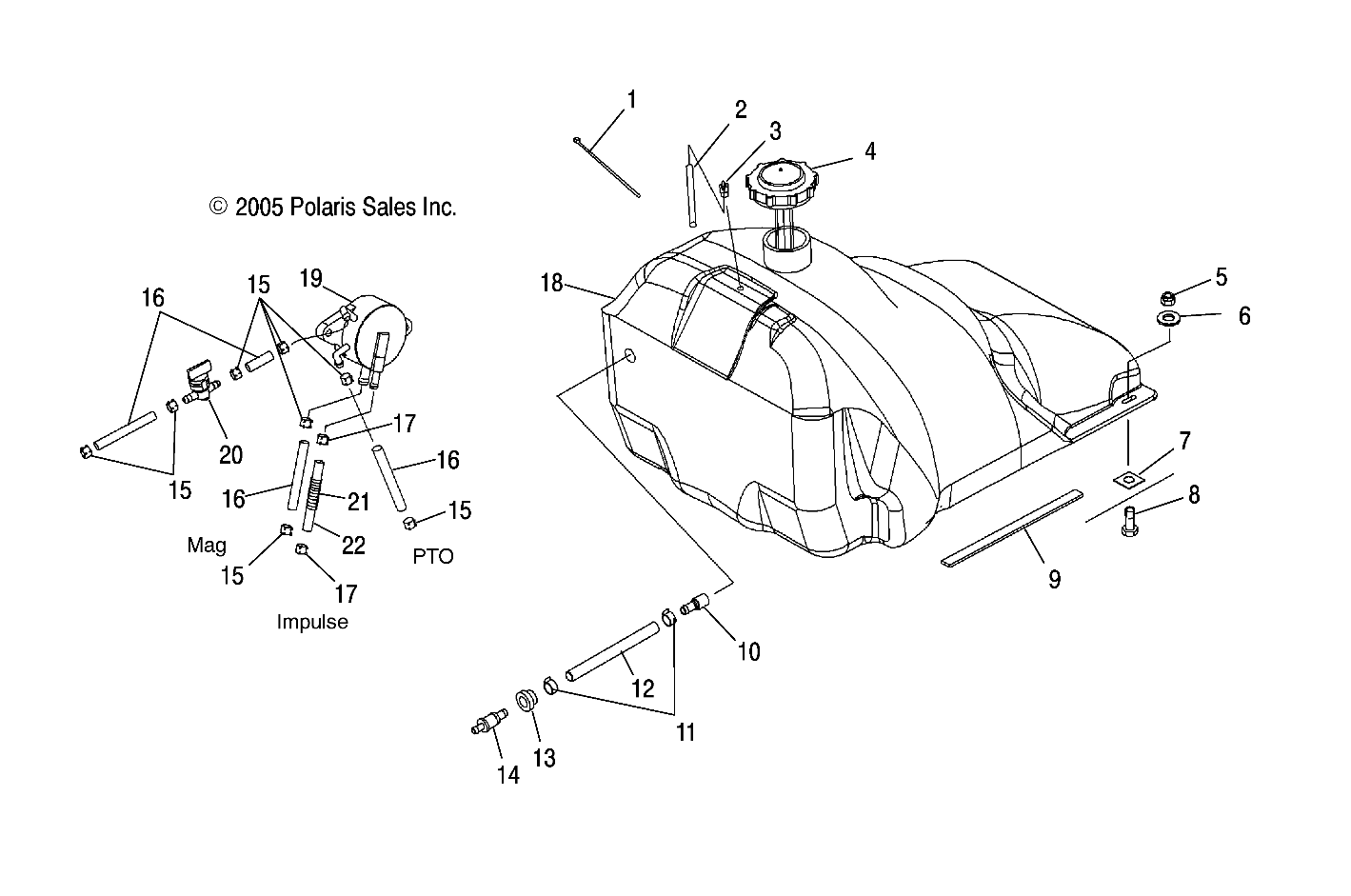 FUEL SYSTEM - S06NP5BSA/NE5BSB (4997239723A05)