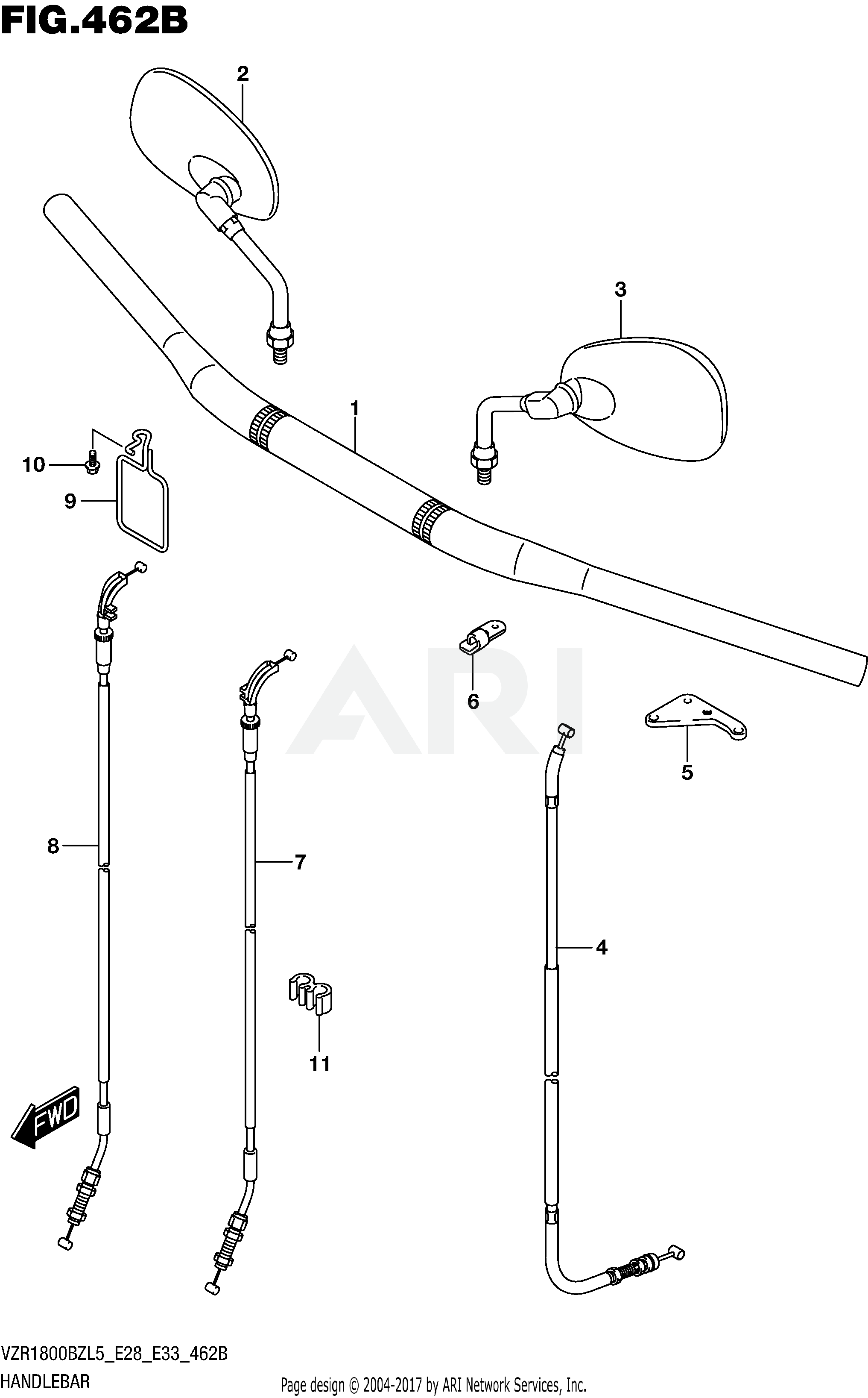 HANDLEBAR (VZR1800BZL5 E33)